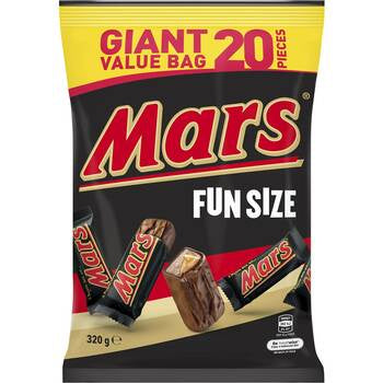 Mars Chocolate Party Share Bag 20pk 320g