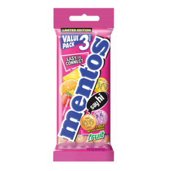 Mentos Multi Fruit 3pk