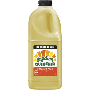Mildura Quencher Apple Peach Passion 2l