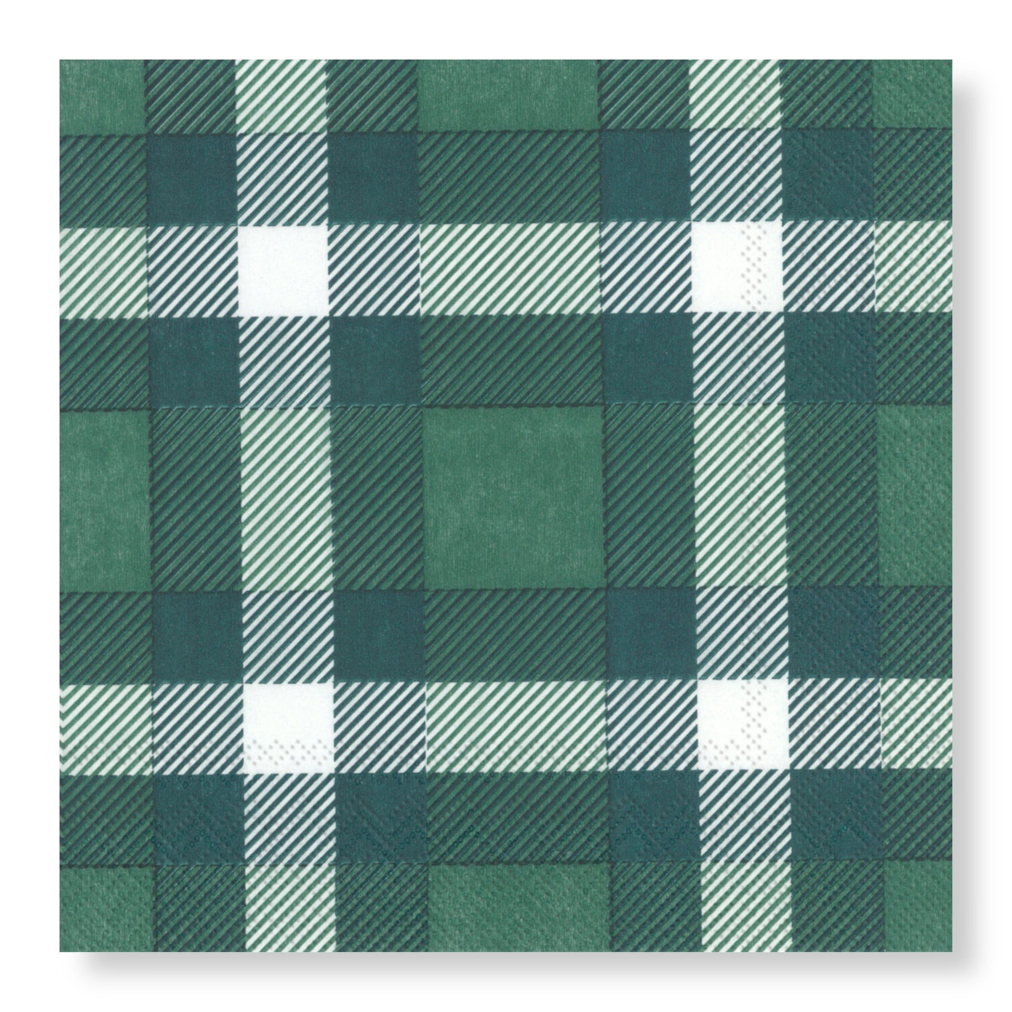 Classic Plaid Napkins - Cocktail