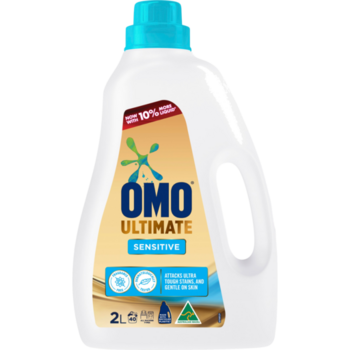 Omo Laundry Liquid Front & Top Load Ultimate Sensitive 2L