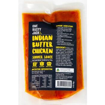 One Rusty Jack Indian Butter Chicken Simmer Sauce 400g