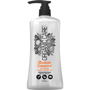 Organic Care Mandarin Cedarwood Invigorating Body Wash 725ml