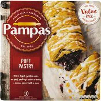 Pampas Puff Pastry 1.6kg 10 sheets