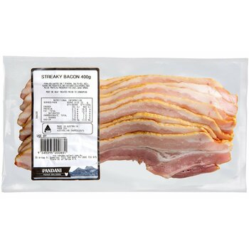 Pandani Streaky Bacon 400g