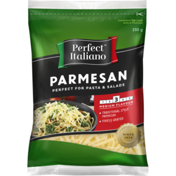 Perfect Italiano Shredded Parmesan 250g
