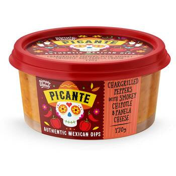 Picante Mexican Dip Grilled Peppers, Chipotle & Panela 170g