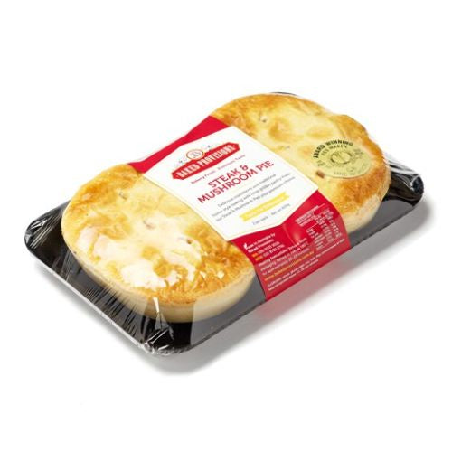 Baked Provisions Steak & Mushroom Pie 420g 2 Pack