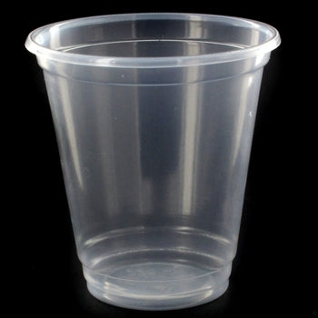 Plastic cups 225mL 8oz - Pk 50