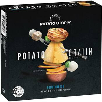 Potato Utopia Four Cheese Potato Gratin 400g