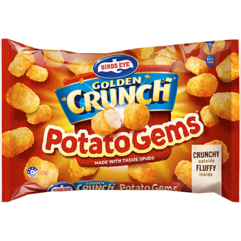 Birds Eye Golden Crunch Potato Gems 900g