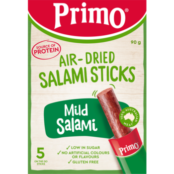 Primo Air-Dried Mild Salami Sticks 90g