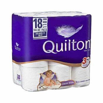 Quilton Toilet Tissue 3ply 18pk