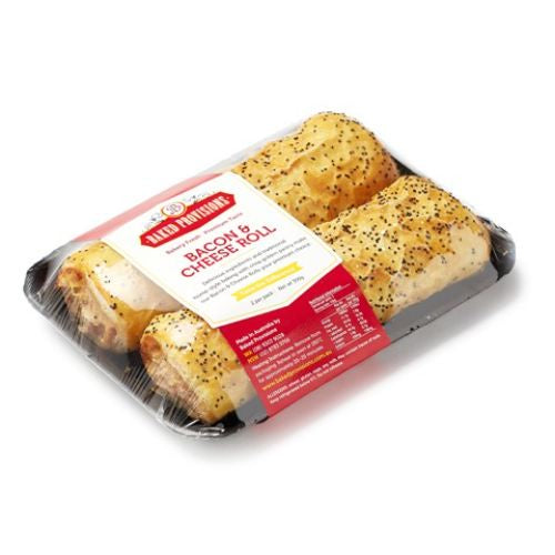 Baked Provisions Bacon & Cheese Roll 340g 2 Pack