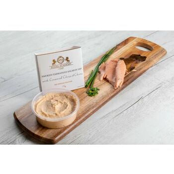 Royal Academy Smoked Tasmanian Salmon Dip with Creamed Cheese and Chives 175g