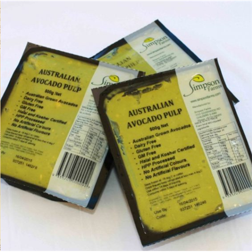 Simpson Frozen Seasoned Avocado Pulp 500g