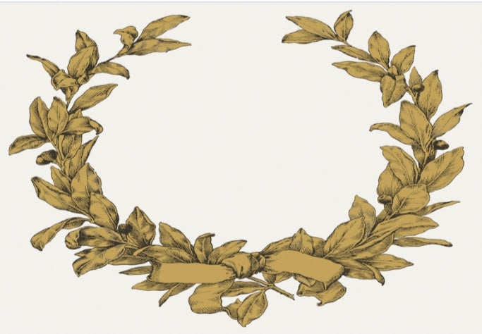 Paper Placecards - Gold Wreath 225pk