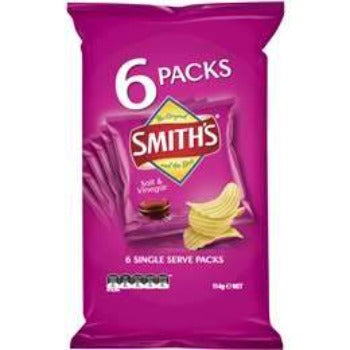 Smith's Multipack Salt & Vinegar 6 pack