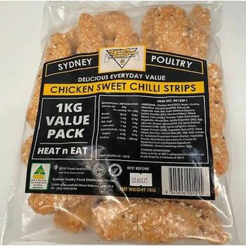 Sydney Poultry Chicken Sweet Chilli Strips 1kg