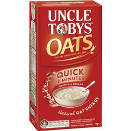 Uncle Toby's Quick Oats 1kg