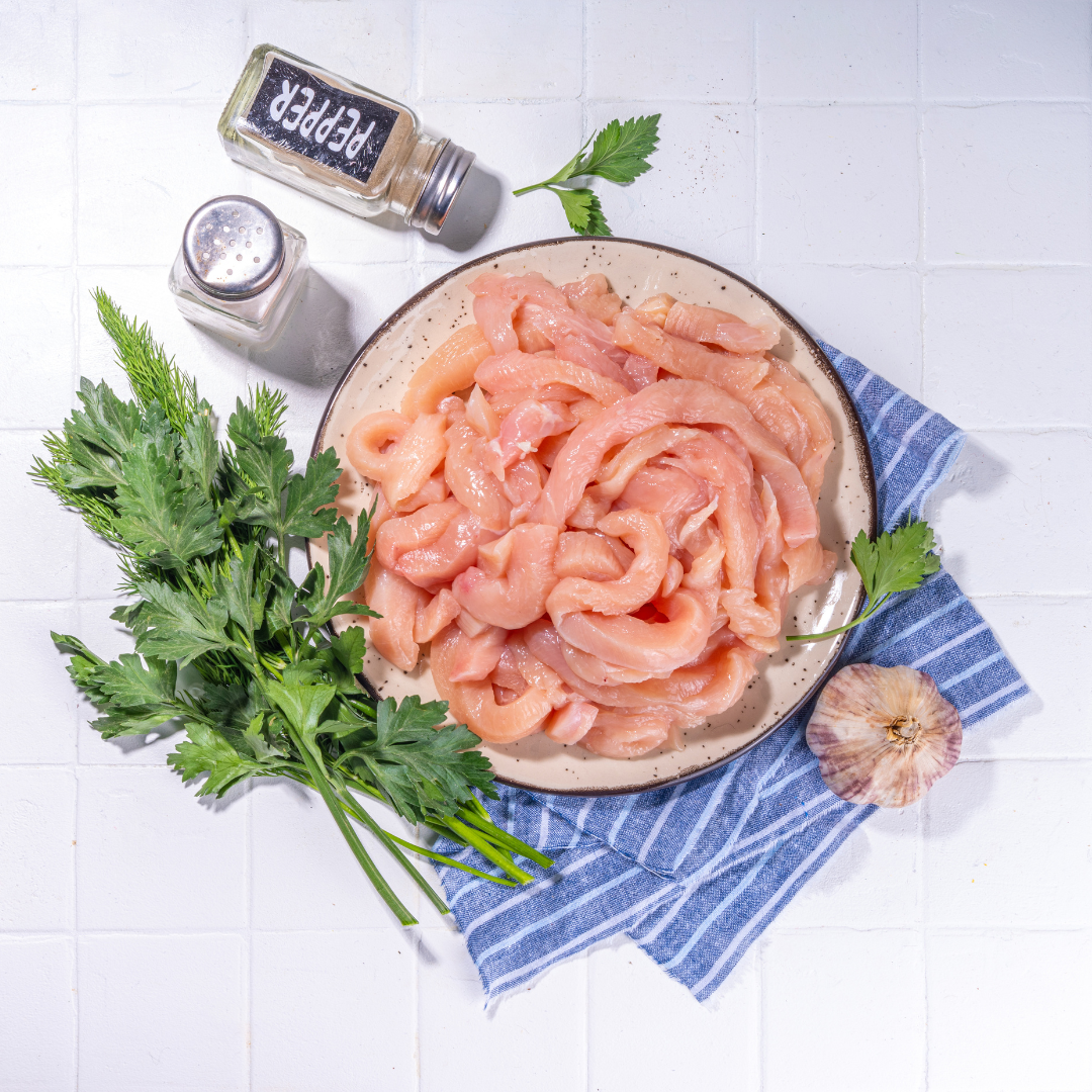Chicken Stirfry Strips - avg 500g tray