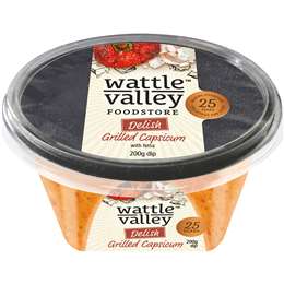 Wattle Valley Delish Capsicum & Feta Dip 200g