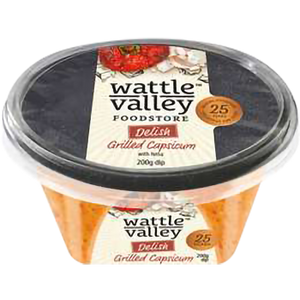 Wattle Valley Delish Capsicum & Feta Dip 200g