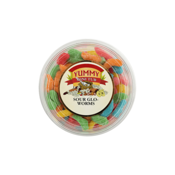 Yummy Snack Sour Glo Worms 250g