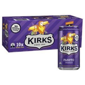 Kirks Pasito Cans 375ml x 10pk