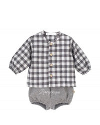 Spanish check shirt outfit 12 months