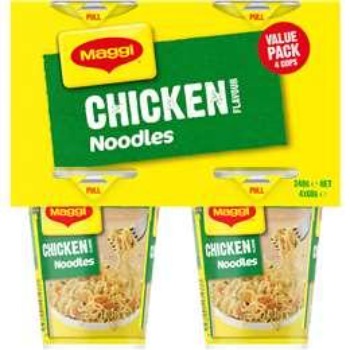 Maggi Multipack Instant Cups Noodle Chicken 4pk x 60g