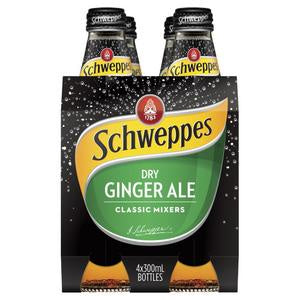 Schweppes 4x300ml Dry Ginger Ale
