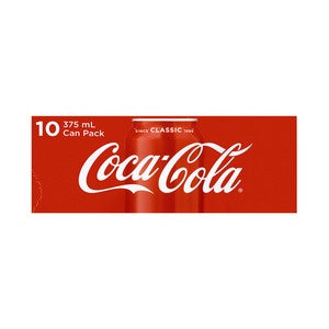 Coca Cola 10 Pack Cans