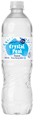 Community Co Natural Spring  Water Crystal Peak 600ml