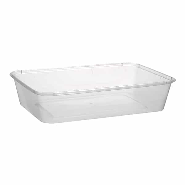 Lemon & Lime Disposable Food Containers Rectangle 500ml 12 Pack