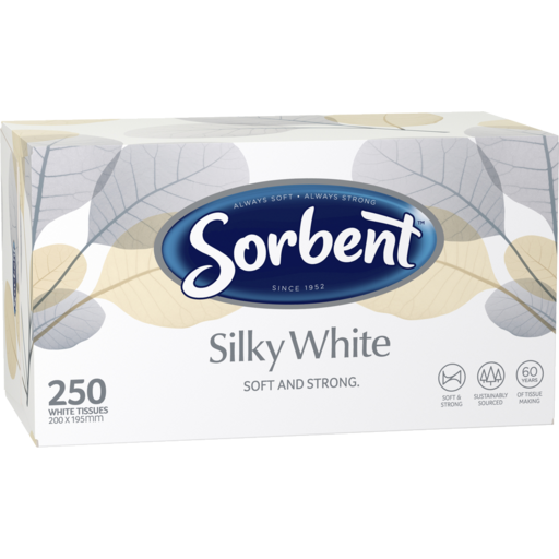 Sorbent Tissue Soft White 250pack