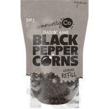 Community Co Black Peppercorns 200g