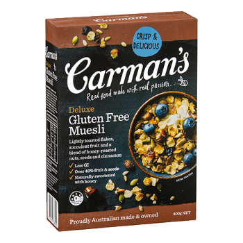 Carmans Deluxe Fruit Muesli Gluten Free 400g