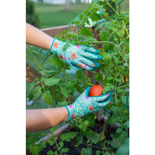 Washable Nitrile-dipped Gardening Gloves Medium
