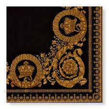 Golden Crowns Luncheon Napkins
