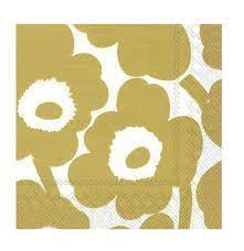 Marimeko - White Gold Napkin