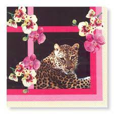 Framed Jungle Napkins - Cocktail