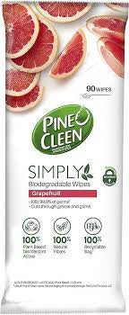 Pine O Cleen Simply Biodegradable Wipes Grapefruit 90 Wipes