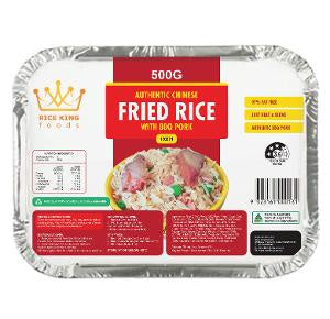 Rice King Foods Authentic Chinese Fried Rice with BBQ Pork 500g