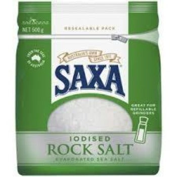 Saxa Rock Salt Iodised 500g