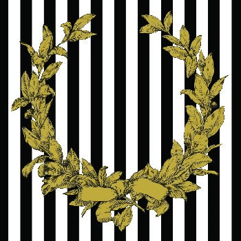 Paper Placemats - Gold Wreath-30pk