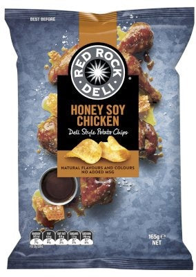 Red Rock Deli Honey Soy Chicken Chips 165g