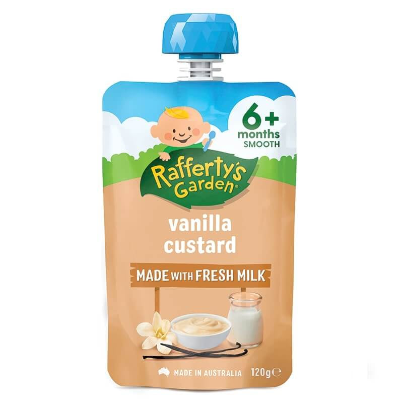 Rafferty's Garden 6mth+ Vanilla Custard 120g