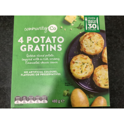 Community Co Frozen Potato Gratin 480g