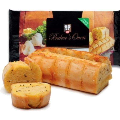 Bakers Oven Garlic Bread Twin Pack 450g TEST